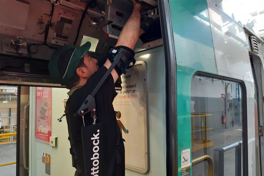 LA RATP DEVIENT LE PREMIER TRANSPORTEUR EN EUROPE A ÉQUIPER SES ATELIERS DE MAINTENANCE RER ET TRAMWAYS DE 140 EXOSQUELETTES DERNIÈRE GÉNÉRATION